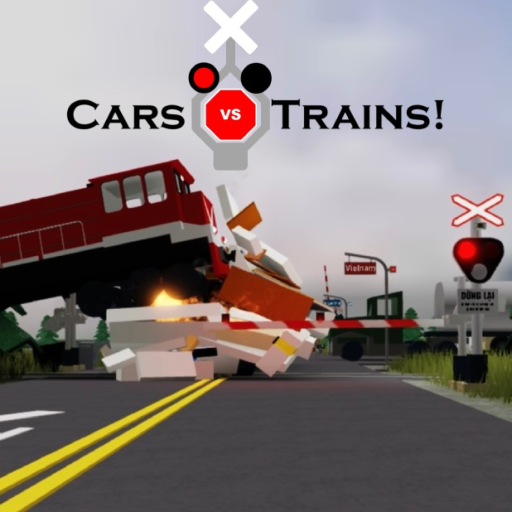 Cars vs Trains! [Vietnam!!] official Roblox game thumbnail