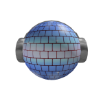 Disco Ball Head w/ Headphones (S)
