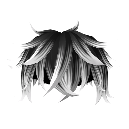 black and white Messy anime