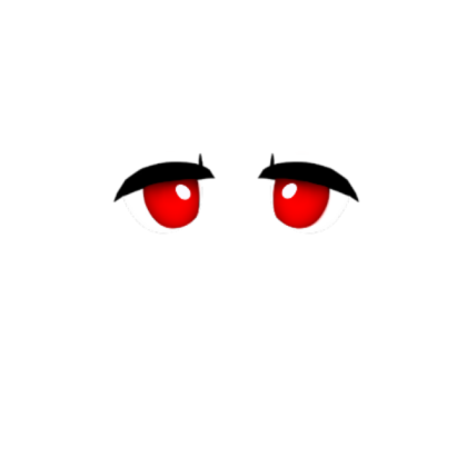 Red Serious Eyes Roblox decal