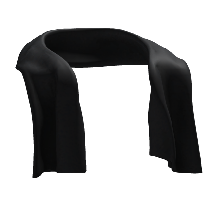 Black Gym Towel on Shoulders