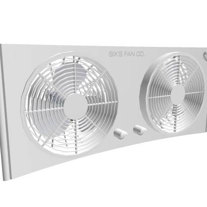 Newer Six's Fan CO. Twin Window Fan