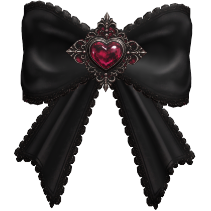 Goth Vampire Hair Bow