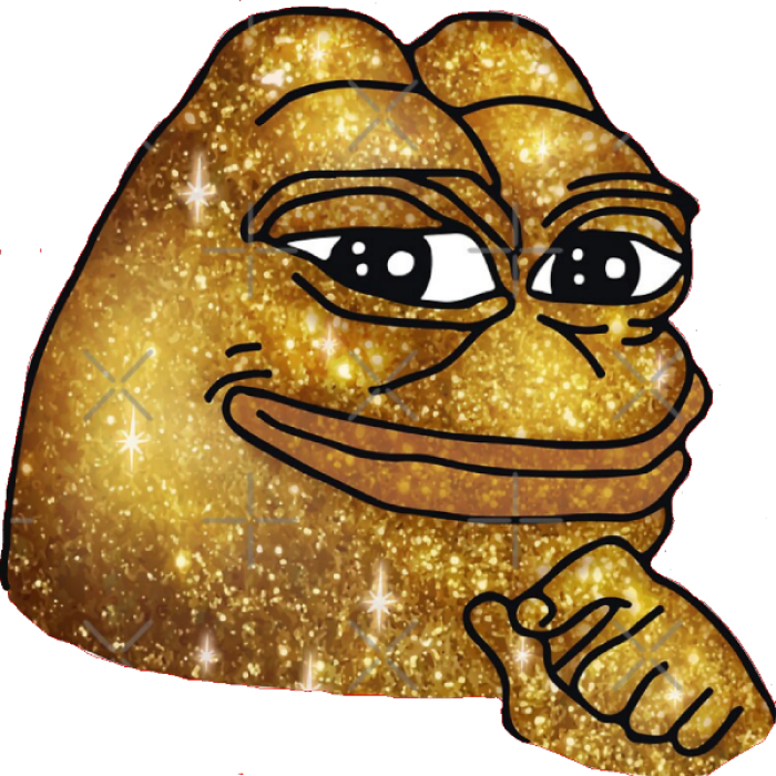 RARE GOLD PEPE Roblox decal