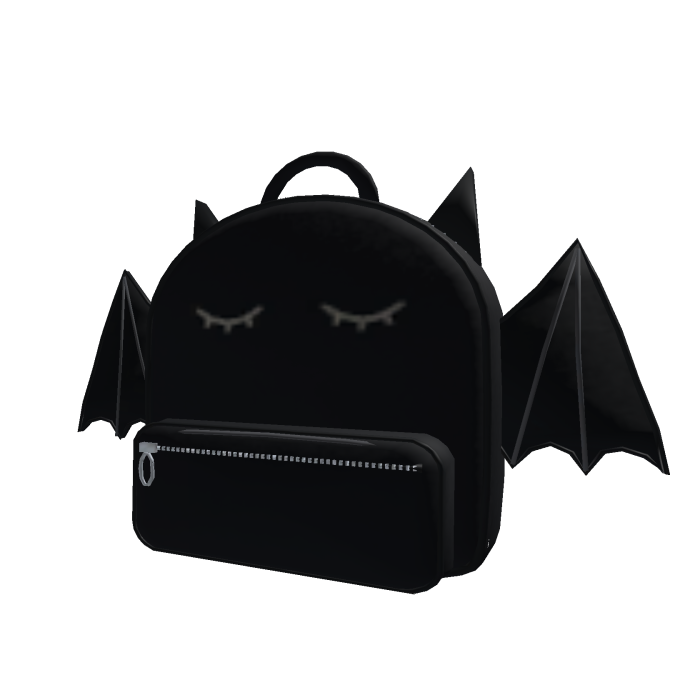 Black Sleepy Bat Backpack - 3.0