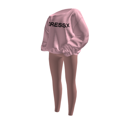 Pale Pink Oversized Sweater Leggings Outfit thumbnail