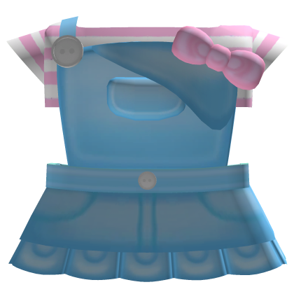 ♡ ┊  kawaii kitty hk overalls 