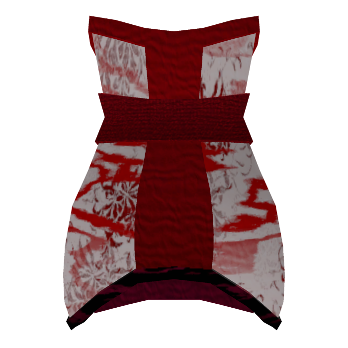Spider Lily Kimono (White Red)