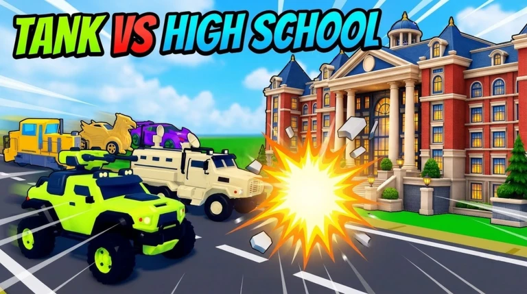 Tank VS Highschool thumbnail