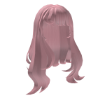Pink Soft Wavy Hair