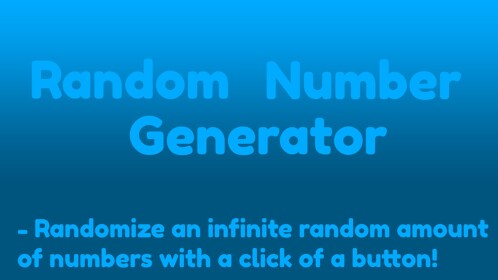 Random Number Generator