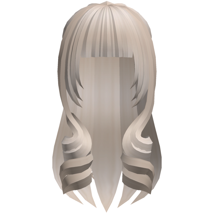 cute long moe hair with curls in blonde