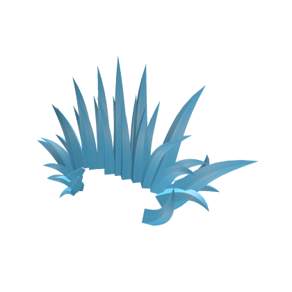 Light Blue Punk Mohawk w Horns