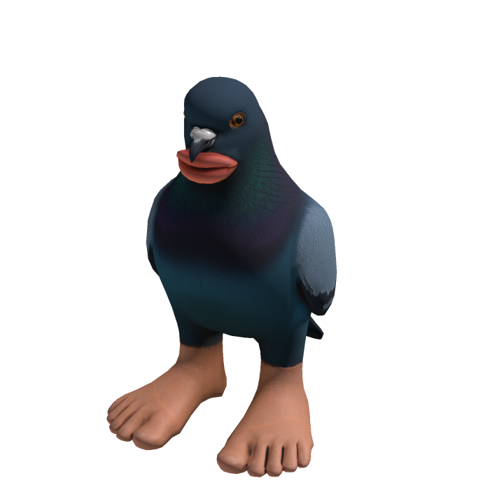 Sigeon Whispering Pigeon Tiki