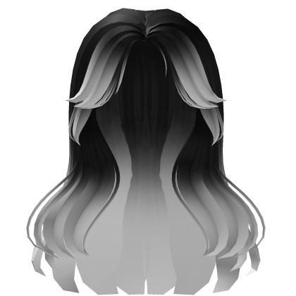 Black n Whit Y2K Preppy Straight Popular Girl Hair Roblox item