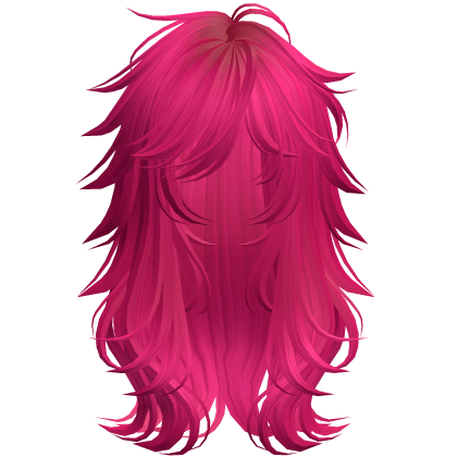 Scene Wispy Flared Wolfcut Ginger
