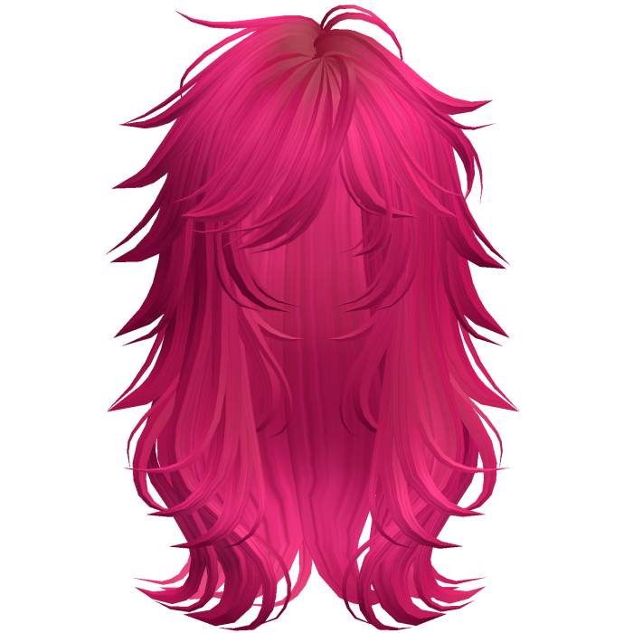 Scene Wispy Flared Wolfcut Ginger