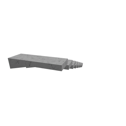 Modern Marble Stiars - Right Wall Mount