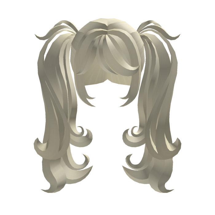 fluffy cute cozy kawaii yellow blonde pigtails v2
