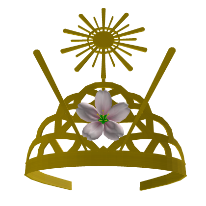 Japanese Miko Sacred Tiara – Pink Cherry Blossom