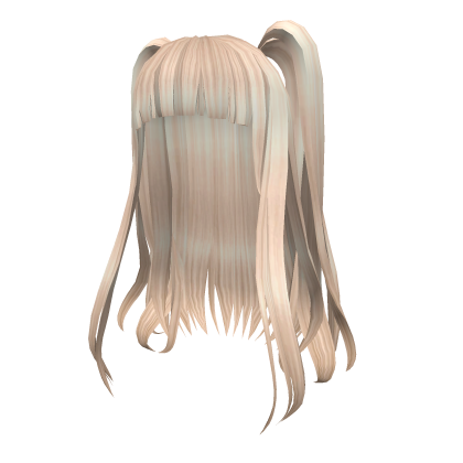 Lovely y2k Double Ponytail Hair - Blonde Roblox item