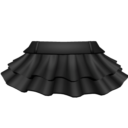 Chibi Doll Mini Skirt 🎀 Black / Ruffled Layered thumbnail