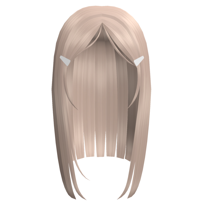 Cute Y2K Blonde Straight Hair Clips ❀
