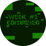 Week #1 Completed!