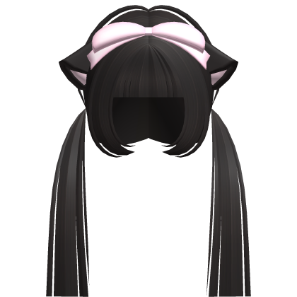 ♡ pretty droopy kitten hime pigtails in dark brown