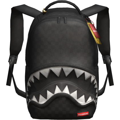 (4.0)  Black Sprayground Bookbag Roblox item