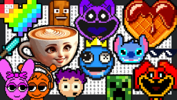 Kolor według liczby ❤️ najlepsza sztuka pikselowa