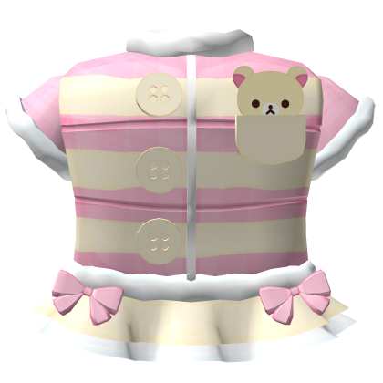 kawaii rilakkuma pink winter jacket Roblox item