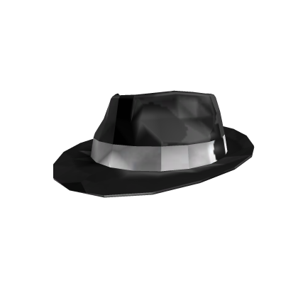 Black Sparkle Time Fedora