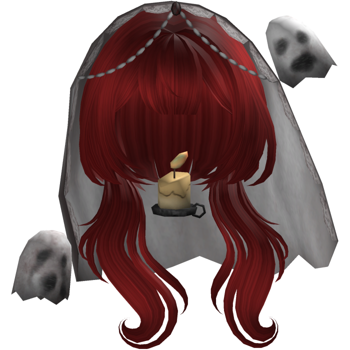 Halloween Red Windy Ghost Hair