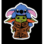 Stich , baby yoda