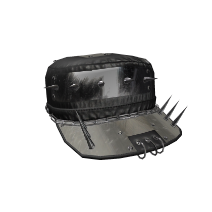 Black Spiked Metal Hat  Roblox item