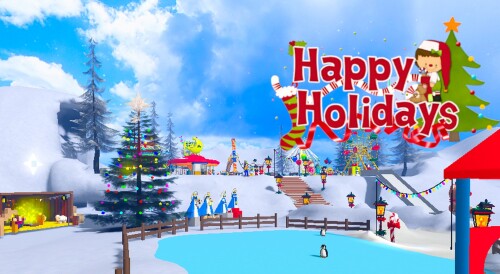 Navidad en Familia Adopt Me / Bloxburg Family Xmas