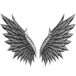 Silver Angel Wings