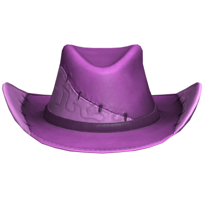 Purple Stitch Cowboy Hat