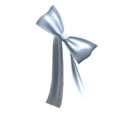 Oversized Side Hair Bow Pastel Blue