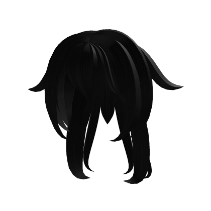 ۶ৎ : cute preppy black back pigtails with tufts