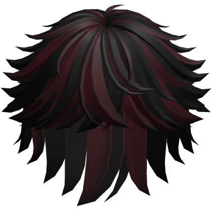 Boy Messy Stylish Black and Red Hair thumbnail