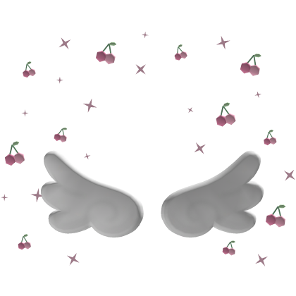 Angel Wings with Cherries Aura