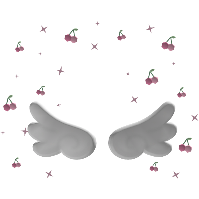 Angel Wings with Cherries Aura