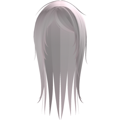 Pink Emo Side Swept Messy Long Hair Roblox item