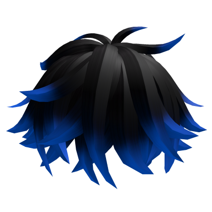 Black to Blue Silent Boy Hair Roblox item