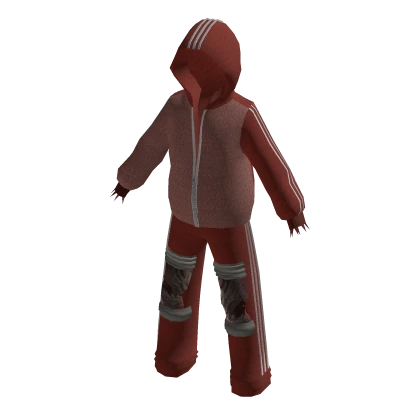 Red adidas tracksuit roblox shop