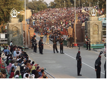 Wagah border Lahore Pakistan