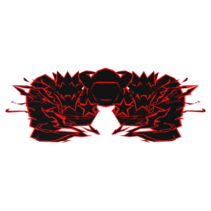Cartoony Red Hood Dragon Wings Aura Combo Roblox item