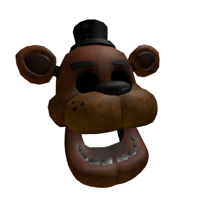 Open Masked Freddy Fazbear Animatronic Head